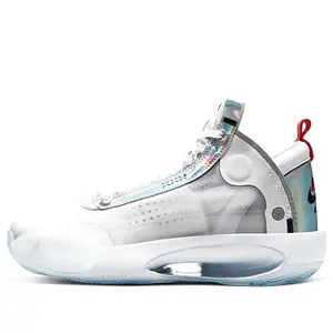 Air Jordan XXXIV White Metallic Silver