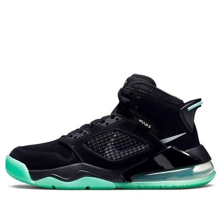 Air Jordan Mars 270 Black Green Glow
