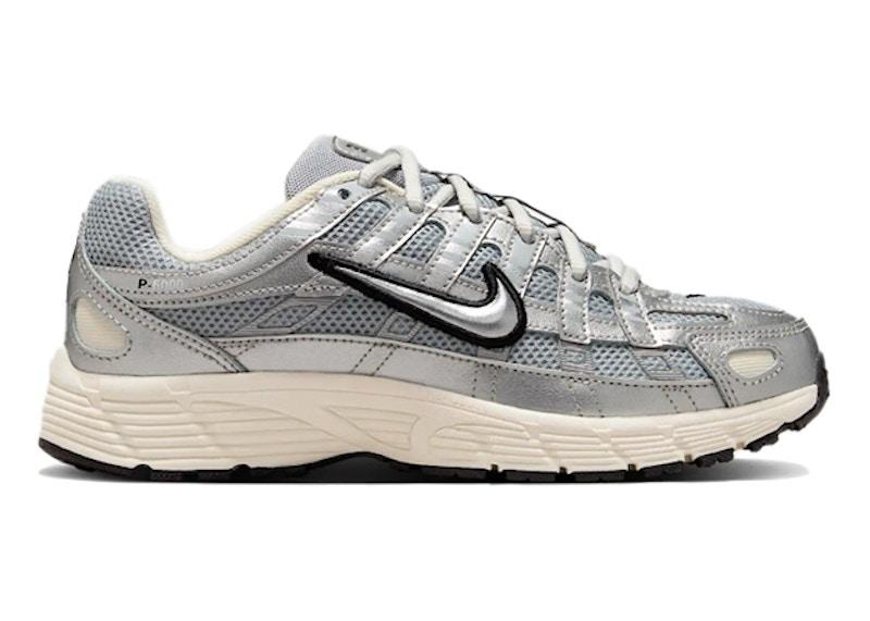 Nike P-6000 Metallic Silver Black