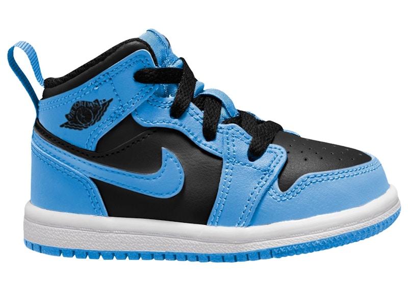 Air Jordan 1 Mid University Blue Black