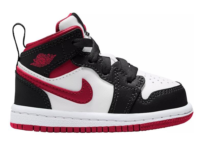 Jordan 1 Mid Gym Red Black White