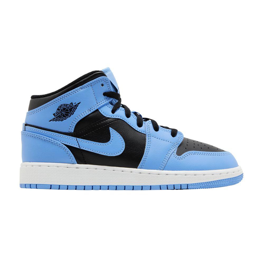Air Jordan 1 Mid University Blue Black