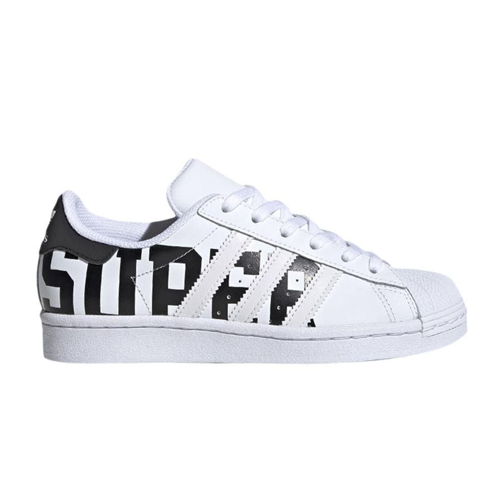 adidas Superstar J 'White Black'