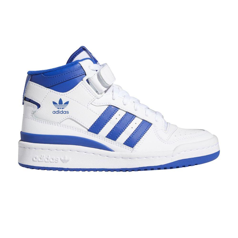 adidas Forum Mid J 'White Royal Blue'