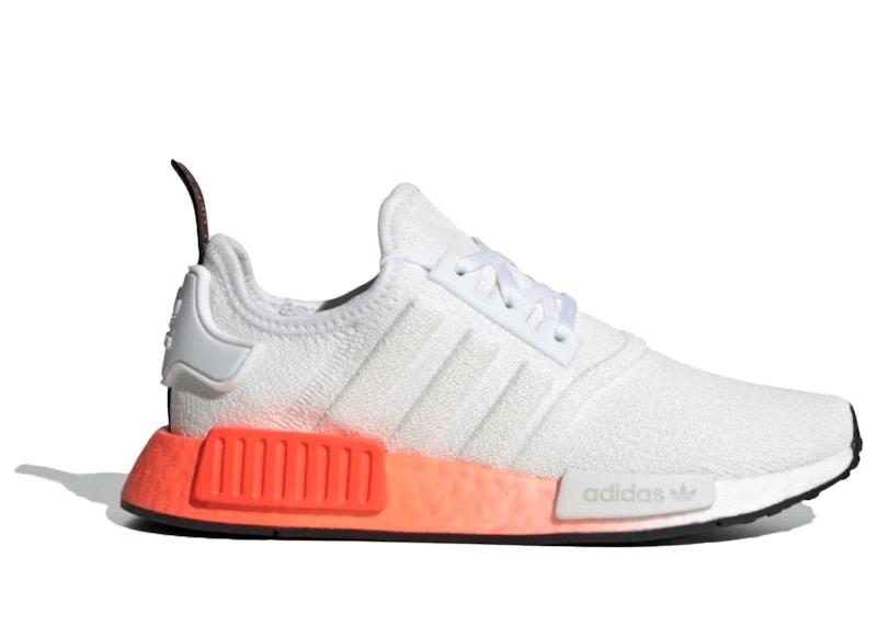 adidas NMD R1 Cloud White Solar Red