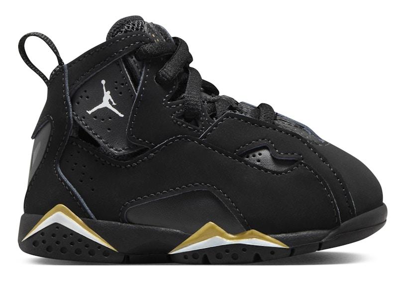Air Jordan True Flight Black Metallic Gold White