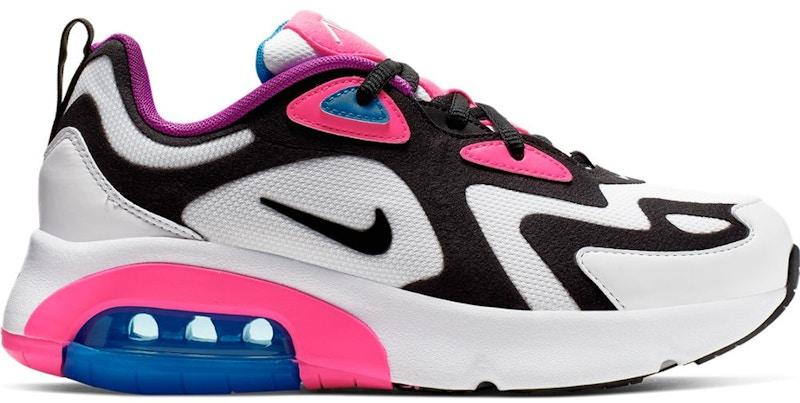 Nike Air Max 200 White Hyper Pink Black
