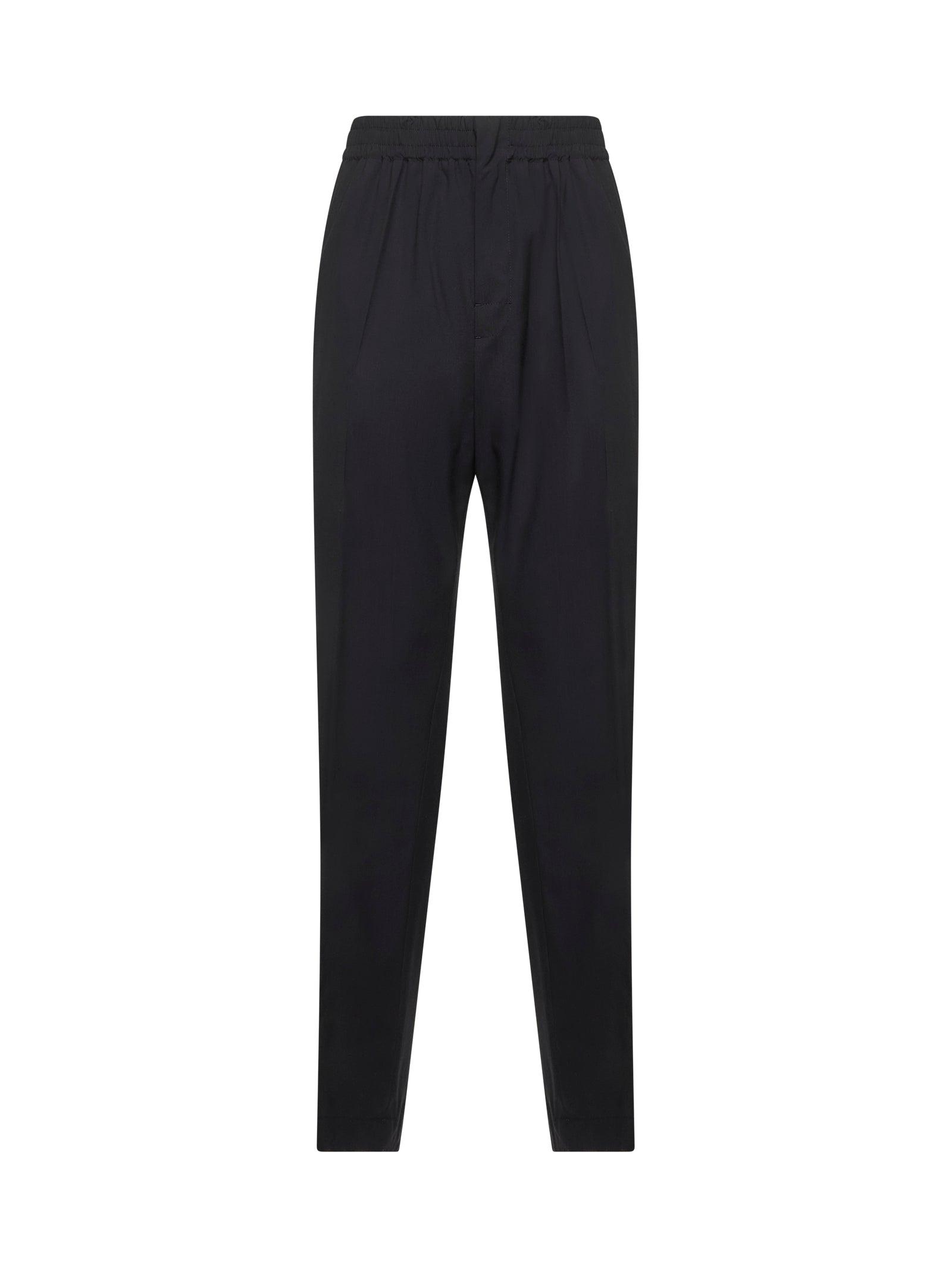 BOTTEGA VENETA Blue fine wool trousers