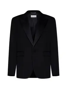 SAINT LAURENT Grain de poudre tuxedo jacket
