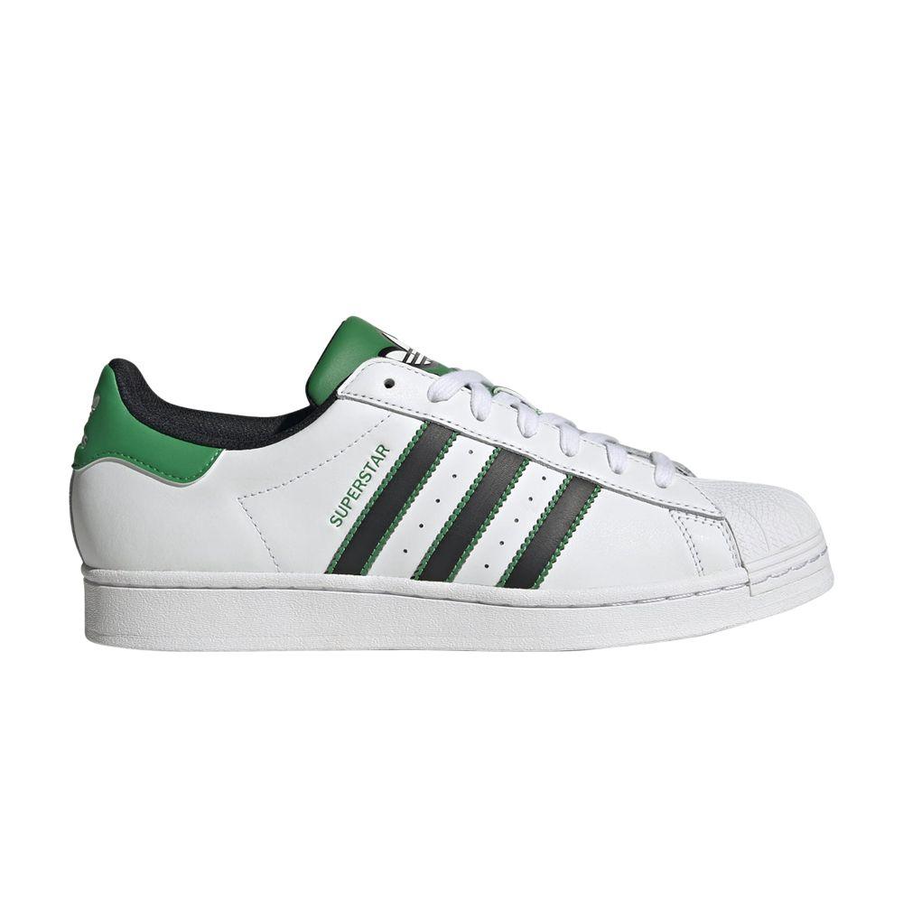 adidas Superstar 'White Black Green'