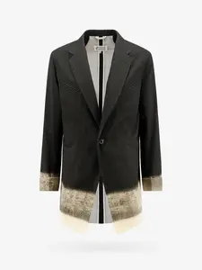 MAISON MARGIELA Cotton blazer with pinstriped motif