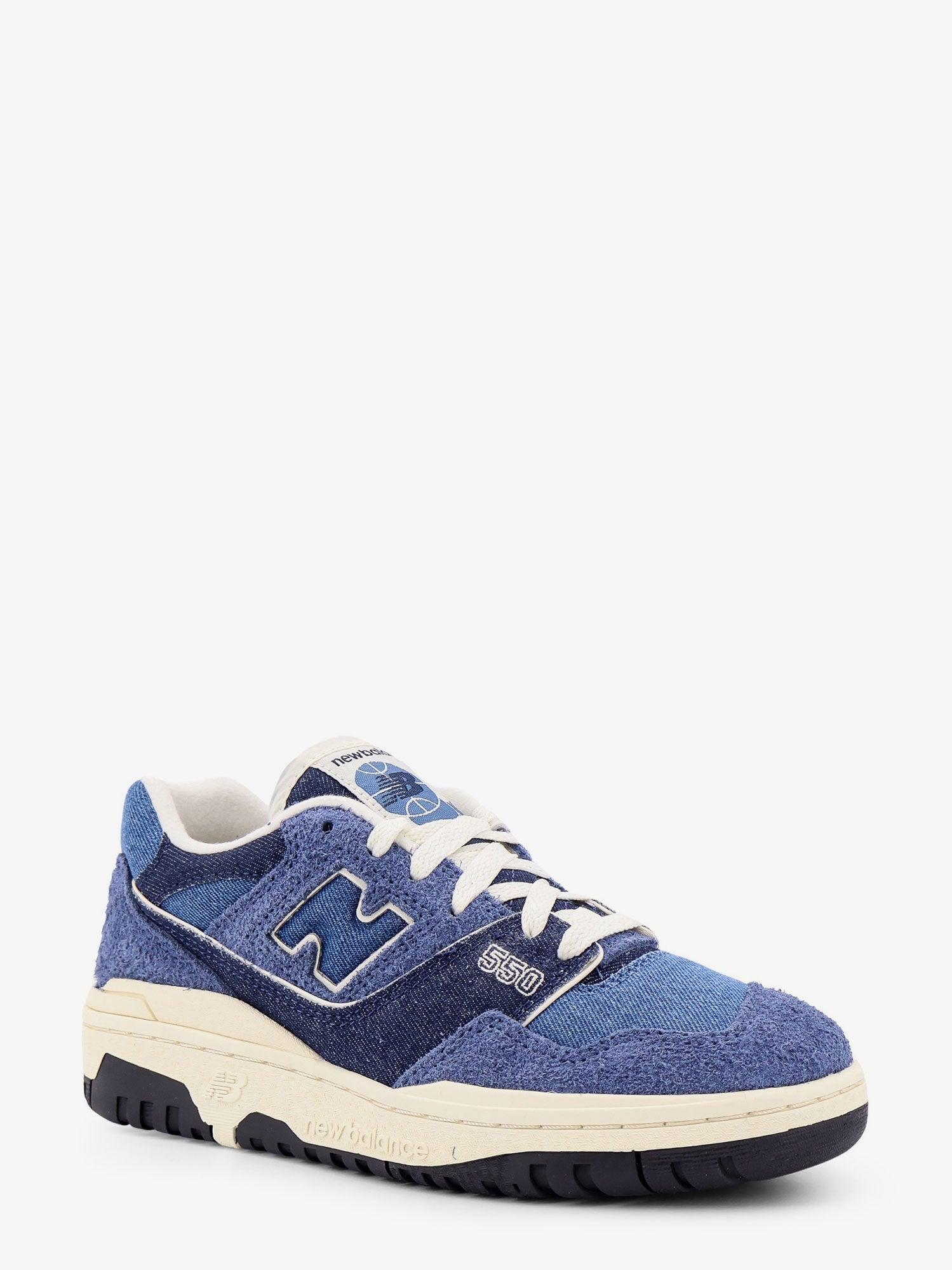 NEW BALANCE Denim and Suede Sneakers