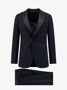 GIORGIO ARMANI Icon virgin wool tuxedo with satin profiles