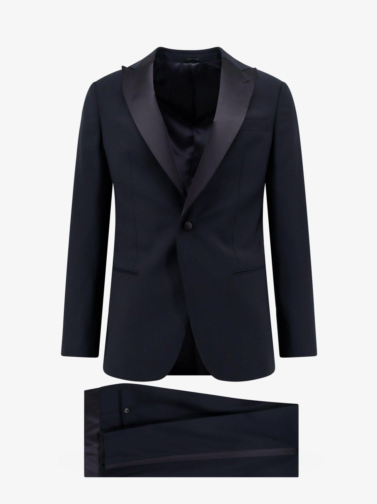 GIORGIO ARMANI Icon virgin wool tuxedo with satin profiles