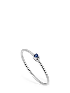 VANZI 18kt White Gold & Sapphire Ring