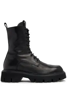 MATTIA CAPEZZANI Leather Lace-up Chelsea Boots