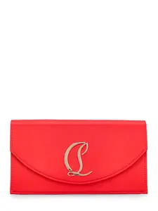 CHRISTIAN LOUBOUTIN Loubi54 Crepe Satin Clutch