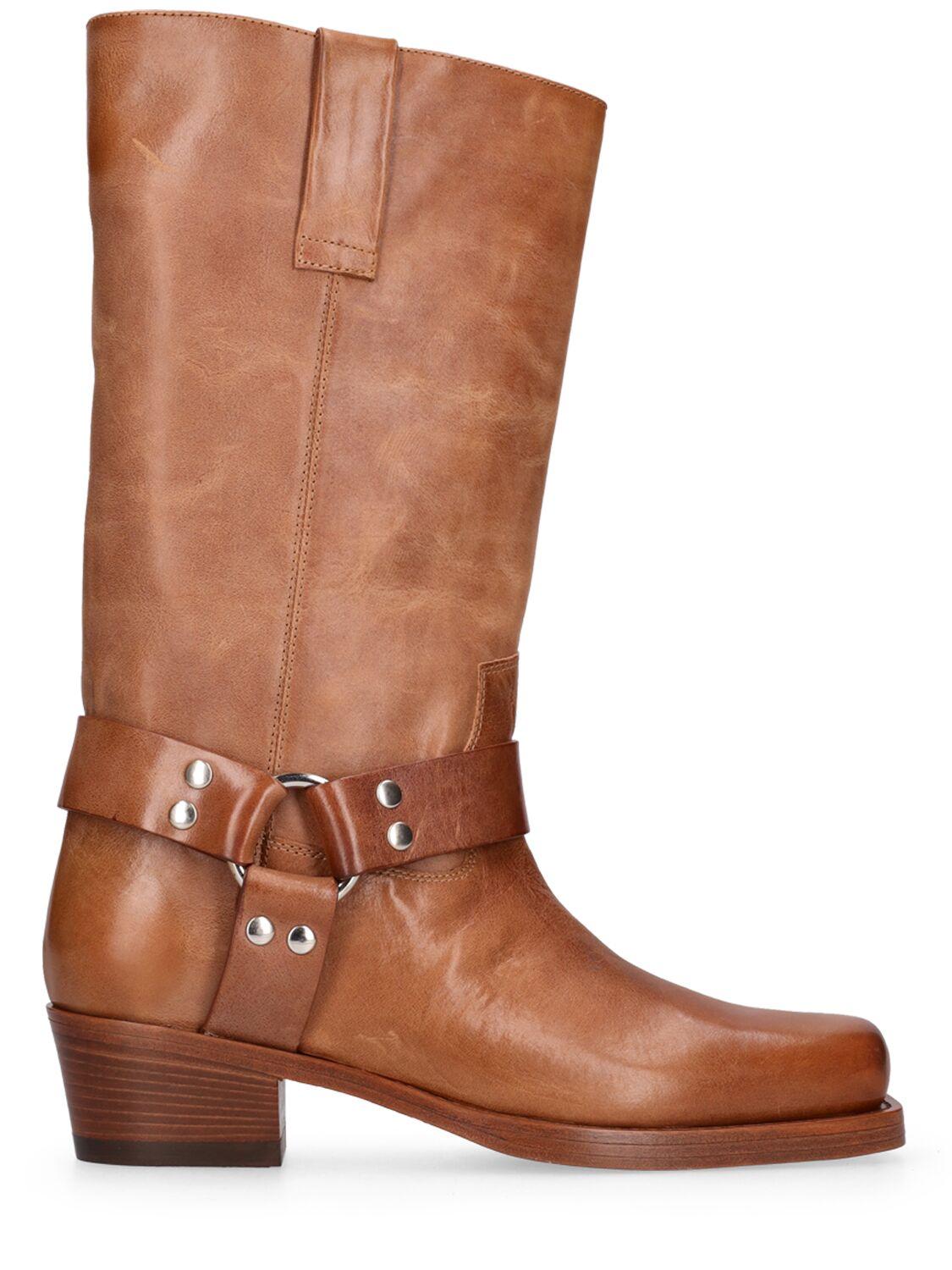 PARIS TEXAS Roxy Leather Boots