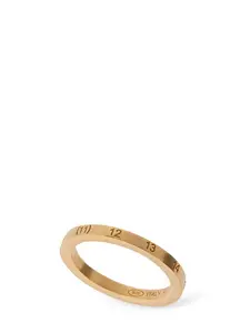 MAISON MARGIELA Number Logo Thin Silver Ring