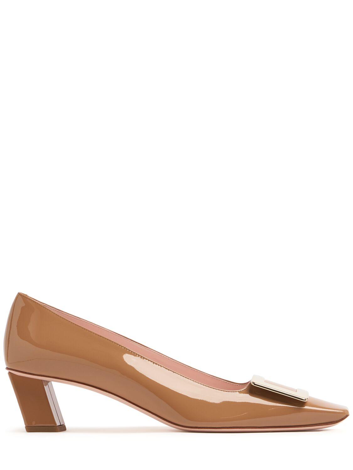 ROGER VIVIER Belle Vivier Patent Leather Pumps