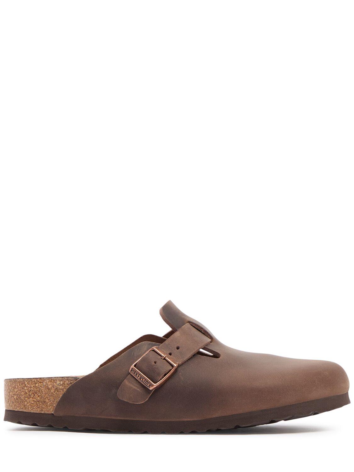 BIRKENSTOCK Boston Oiled Leather Mules