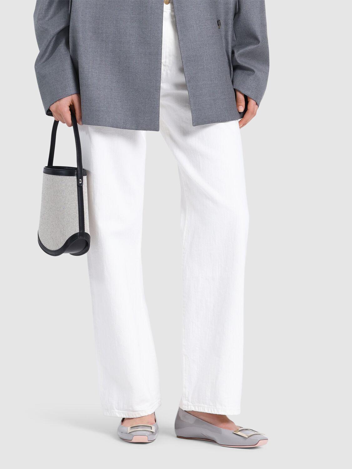 ROGER VIVIER Trompette Patent Leather Flats