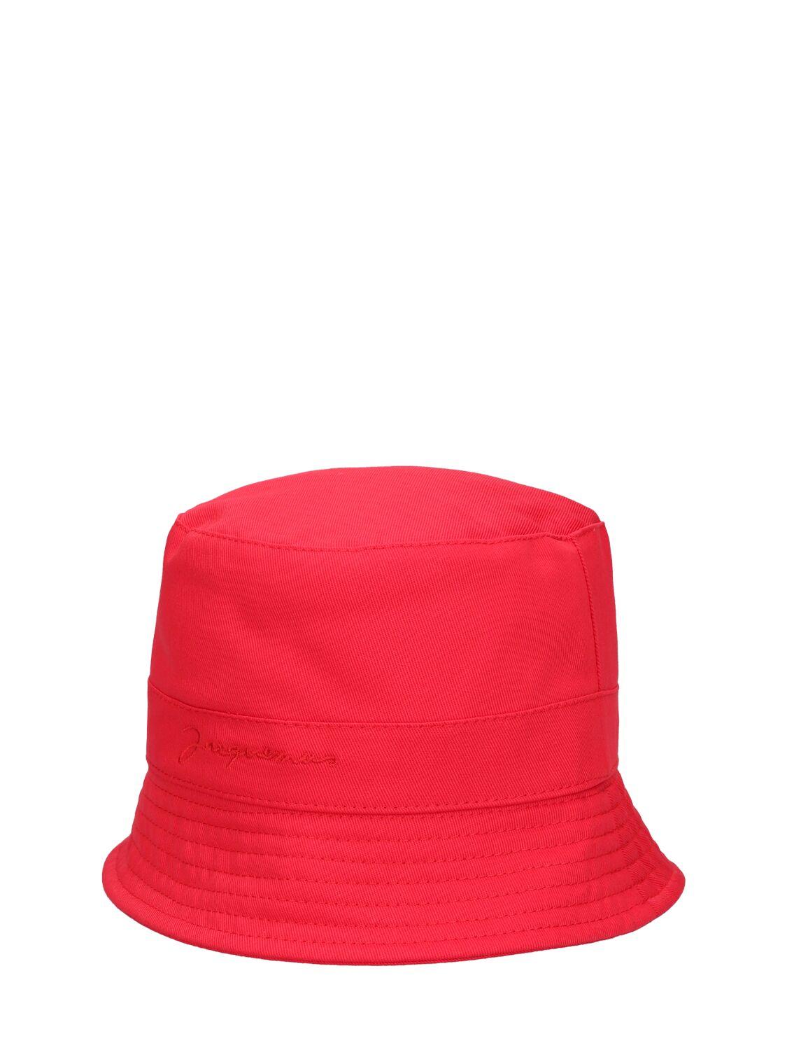 JACQUEMUS Cotton Bucket Hat