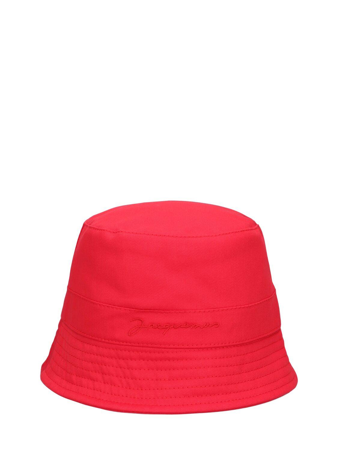 JACQUEMUS Cotton Bucket Hat