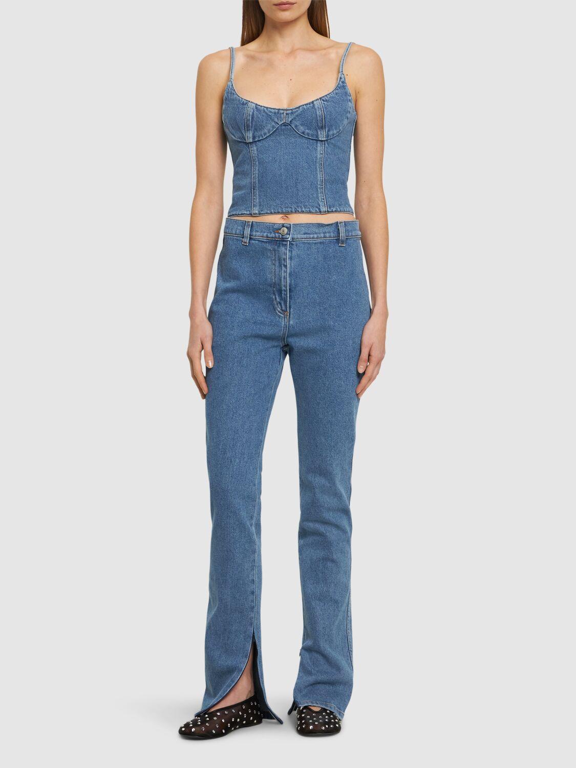 MAGDA BUTRYM Denim High Rise Skinny Jeans