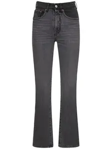 MM6 MAISON MARGIELA High Rise Straight Cotton Jeans