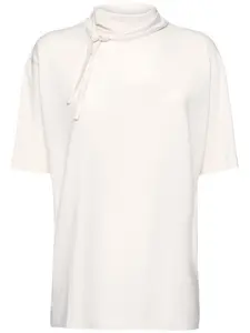LEMAIRE Cotton T-shirt with Scarf