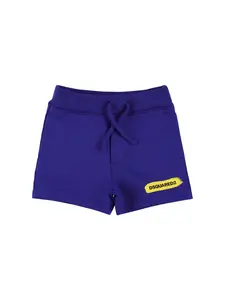 DSQUARED2 Logo Print Cotton Sweat Shorts