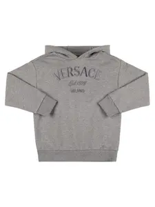 VERSACE Embroidered Hooded Sweatshirt