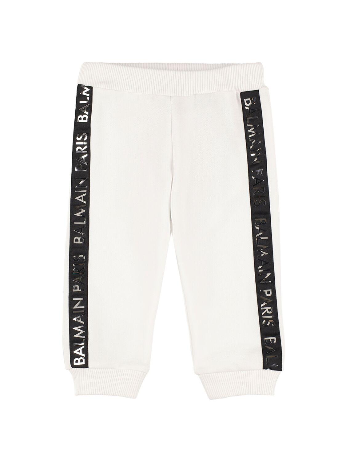 BALMAIN Organic Cotton Sweatpants