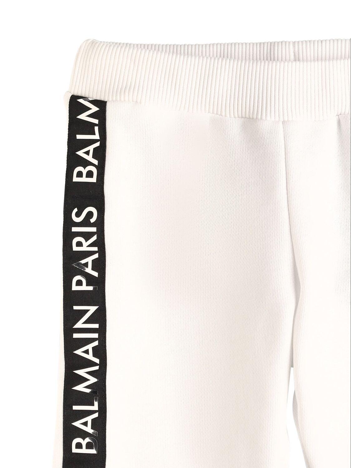 BALMAIN Organic Cotton Sweatpants