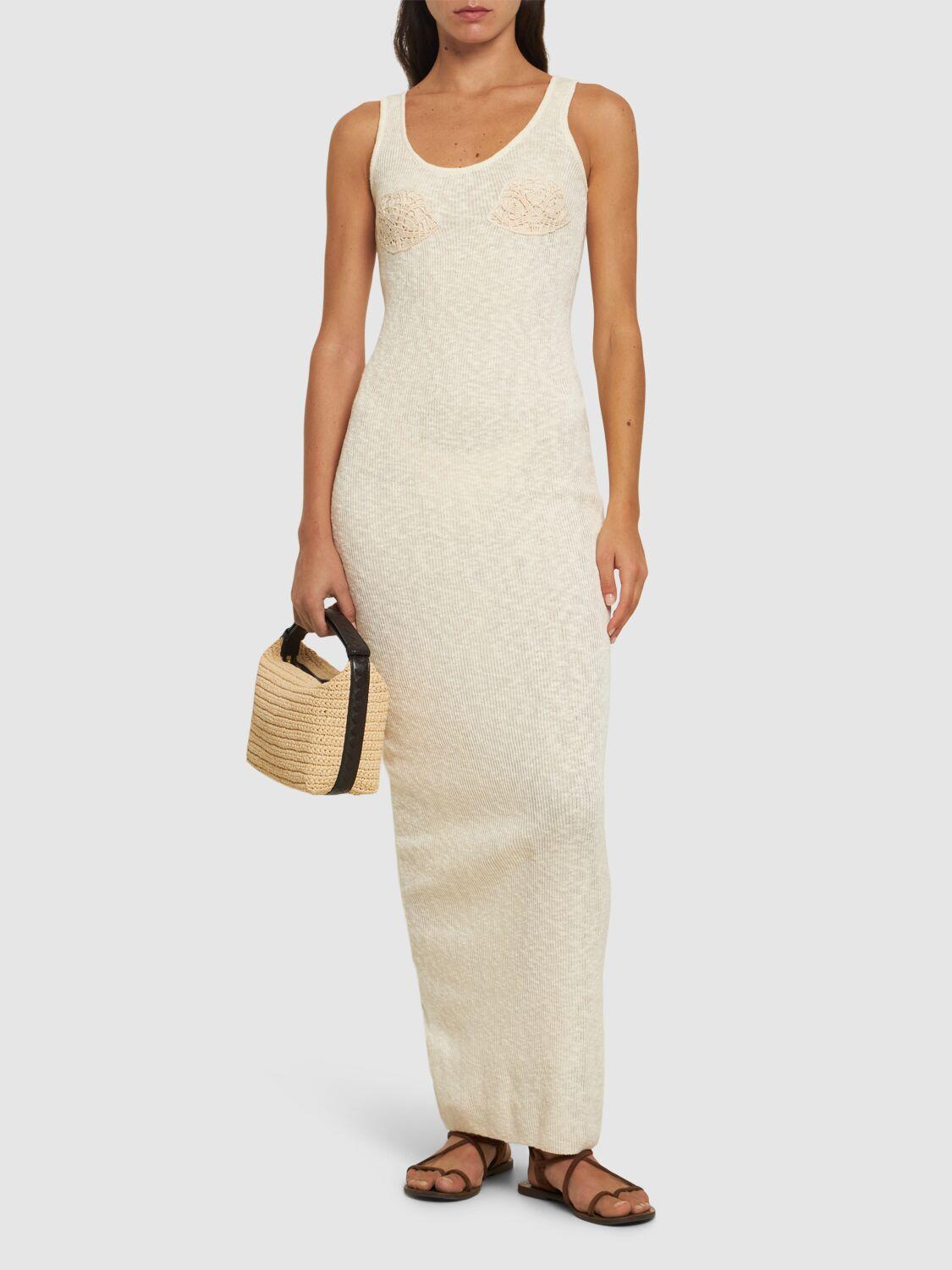 MAGDA BUTRYM Linen & Cotton Long Dress