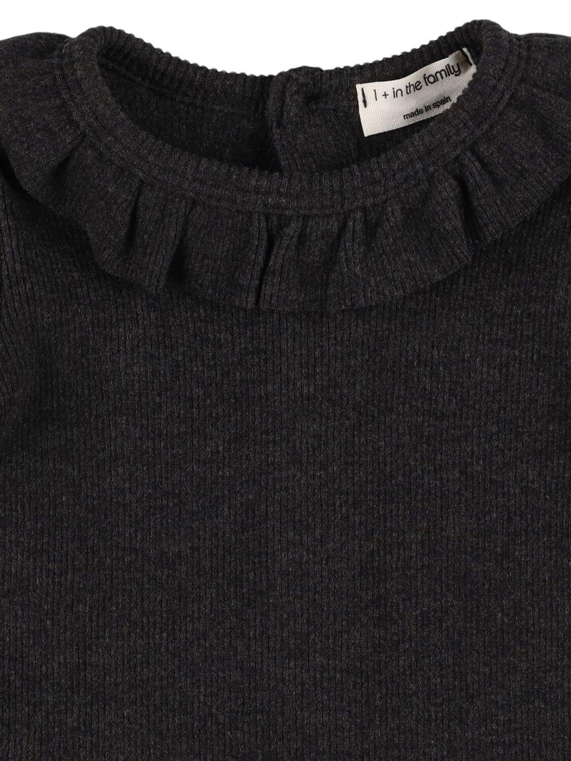 1 + IN THE FAMILY Cotton Blend Jersey Long Sleeve T-shirt