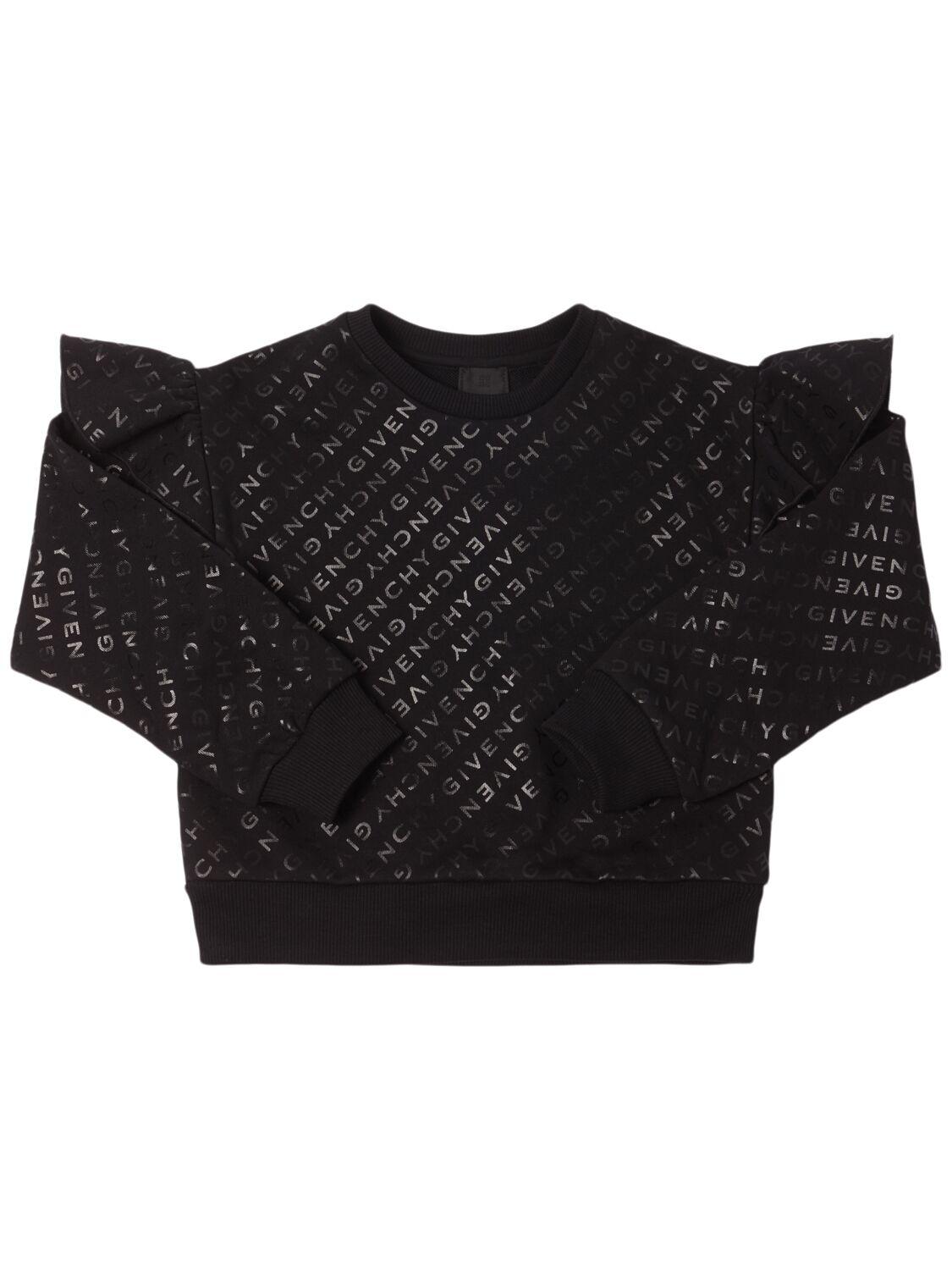 GIVENCHY Cotton Blend Crewneck Sweatshirt