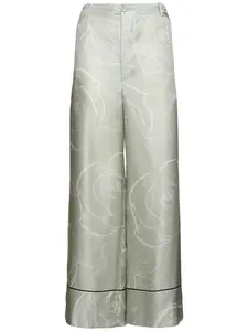 MARNI Aurora Silk Twill Pants