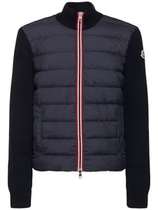 MONCLER Padded Cotton Zip-up Cardigan