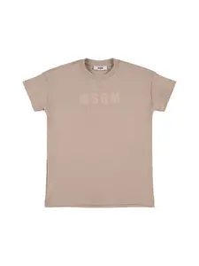 MSGM Printed Cotton Jersey Dress