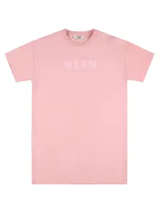 MSGM Printed Cotton Jersey Dress