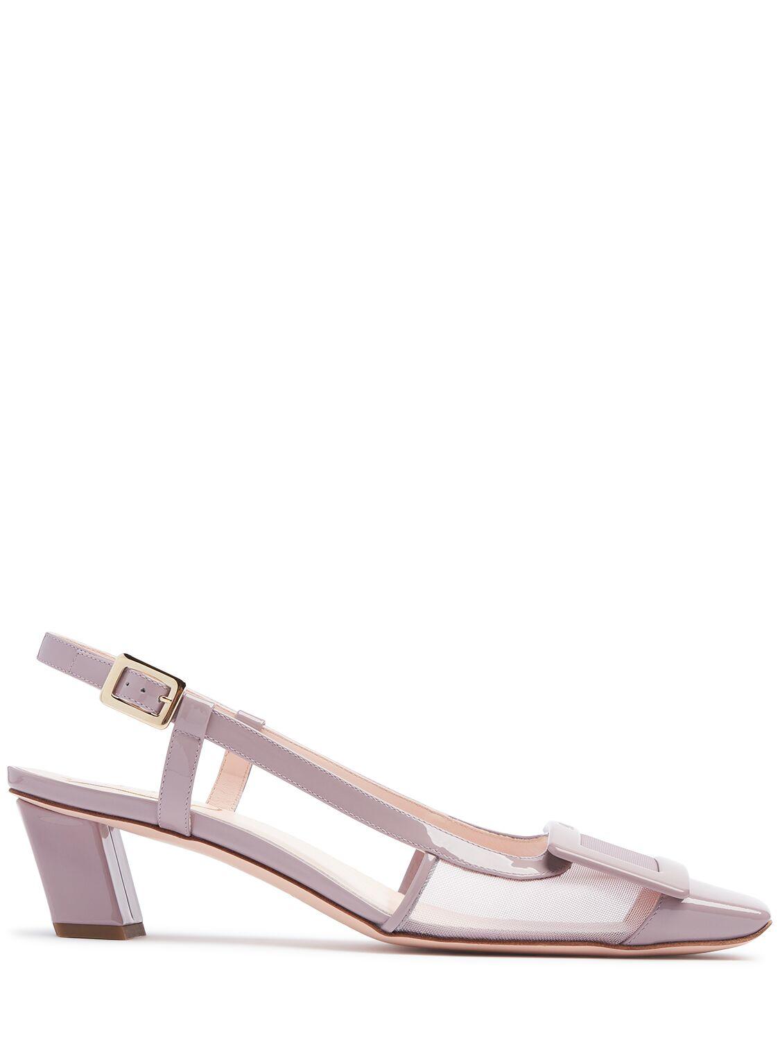 ROGER VIVIER Belle Vivier Mesh Slingback Pumps