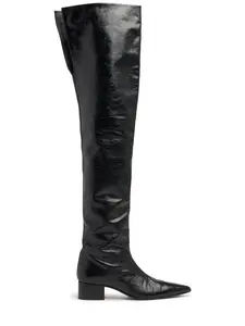 KHAITE Andee Leather Over-the-knee Boots