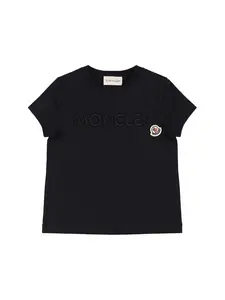 MONCLER Embroidered Logo Cotton T-shirt