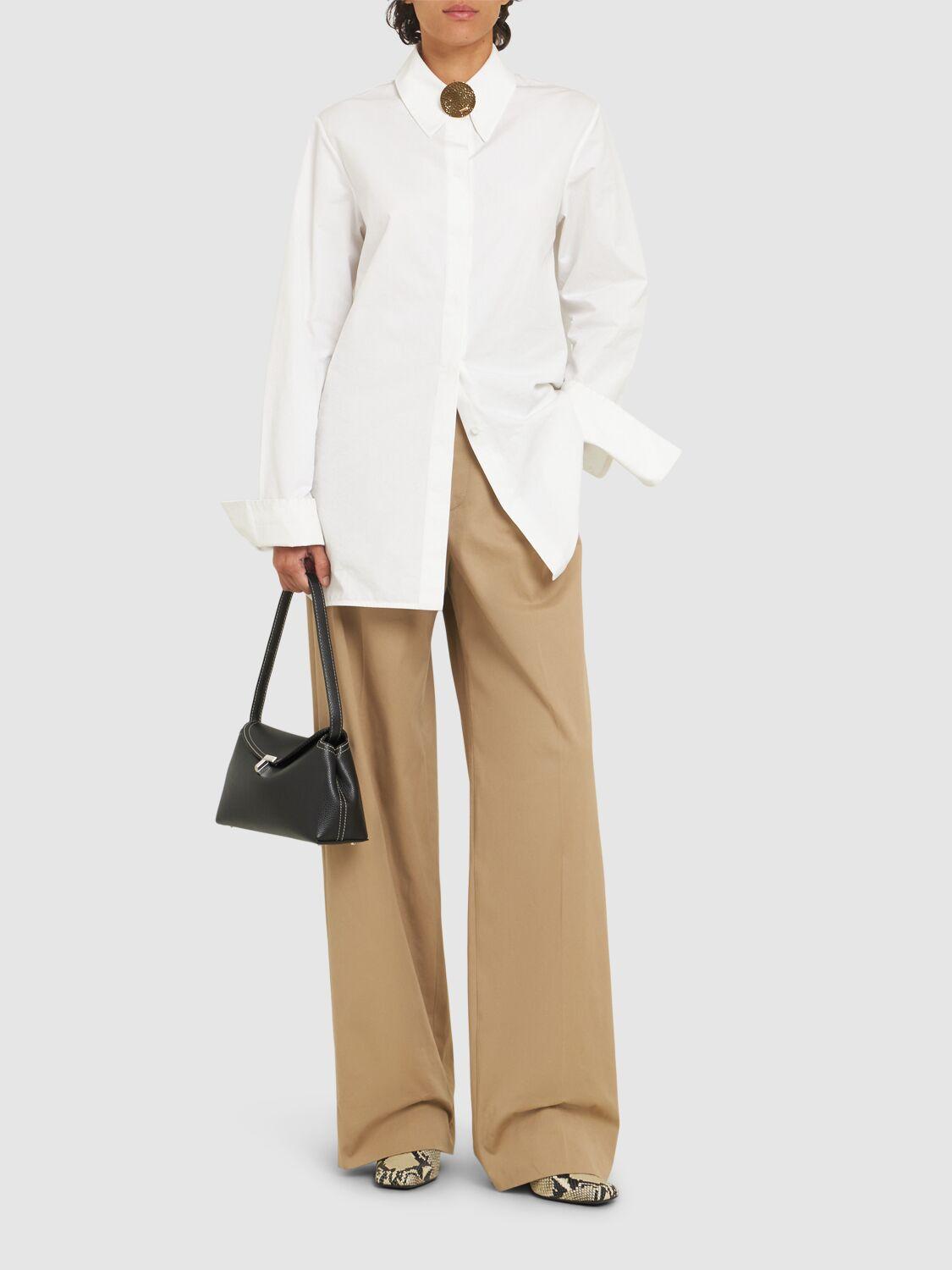 MSGM Cotton Blend Wide Pants