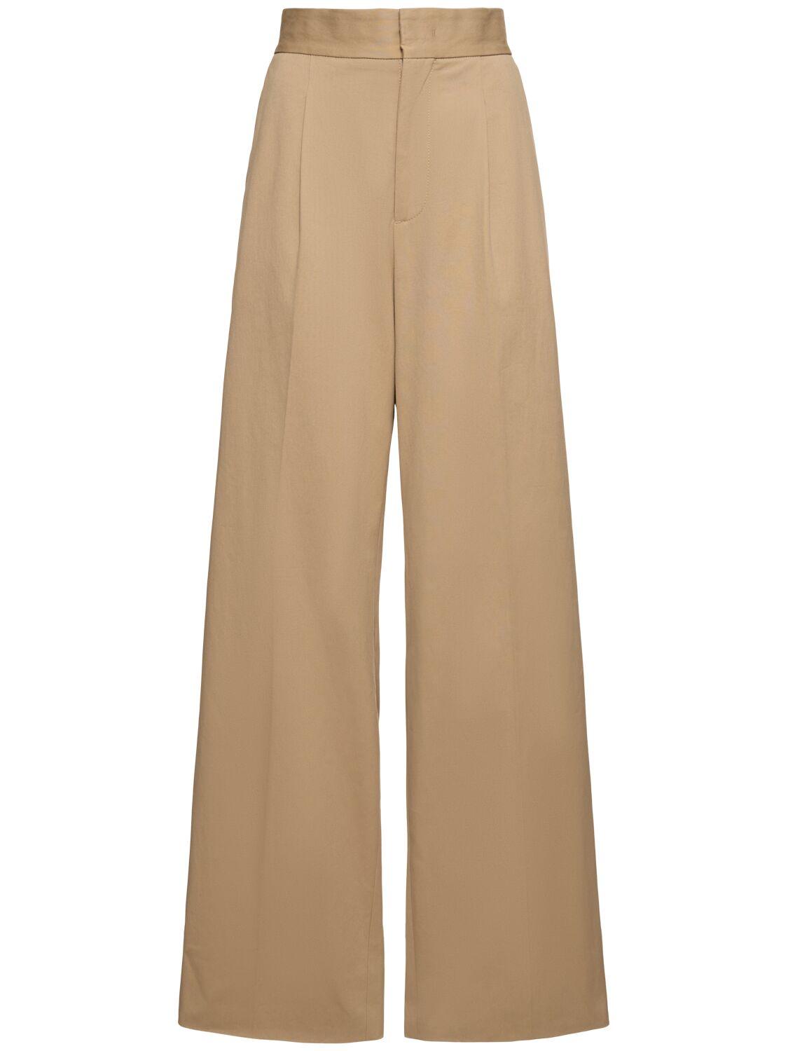 MSGM Cotton Blend Wide Pants