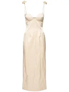 MAGDA BUTRYM Cotton Blend Midi Dress