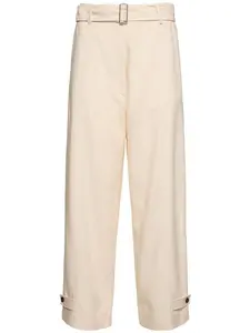 MSGM Tailored Viscose Blend Wide Pants