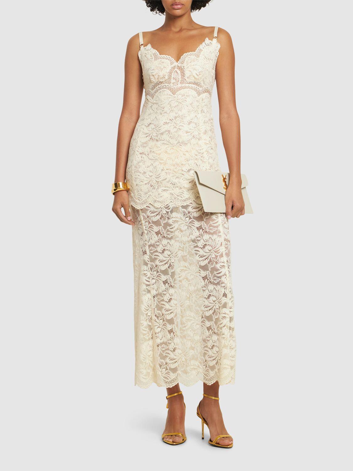 RABANNE Lace Long Dress